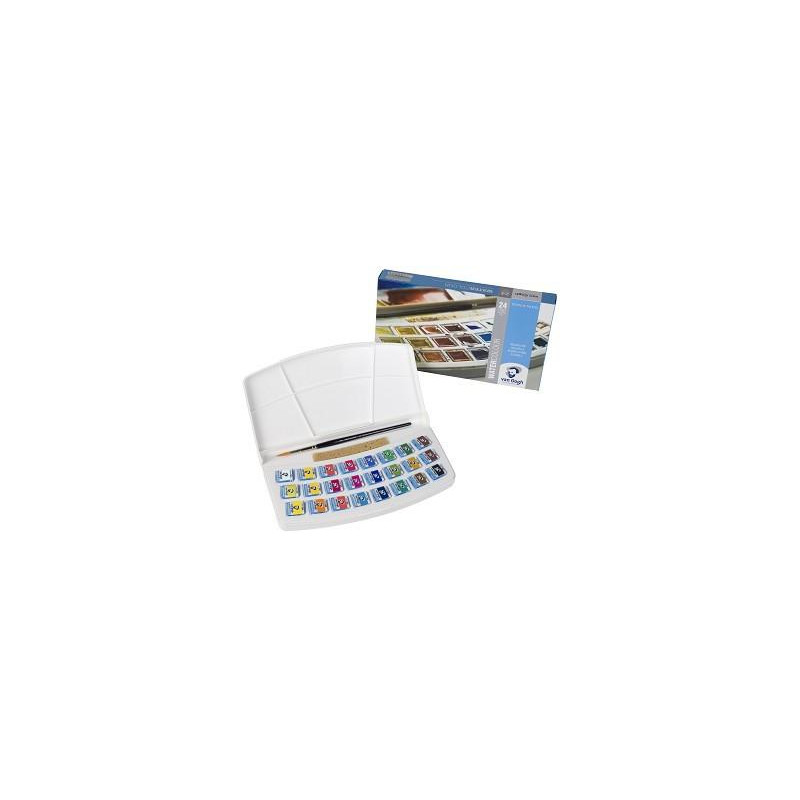 Boîte plastique Van Gogh 24  1/2 godets 