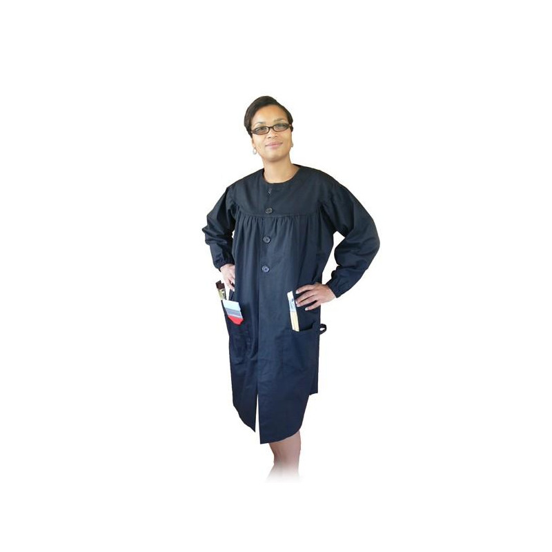 Blouse de peinture Corot noire modèle Femme OZ 