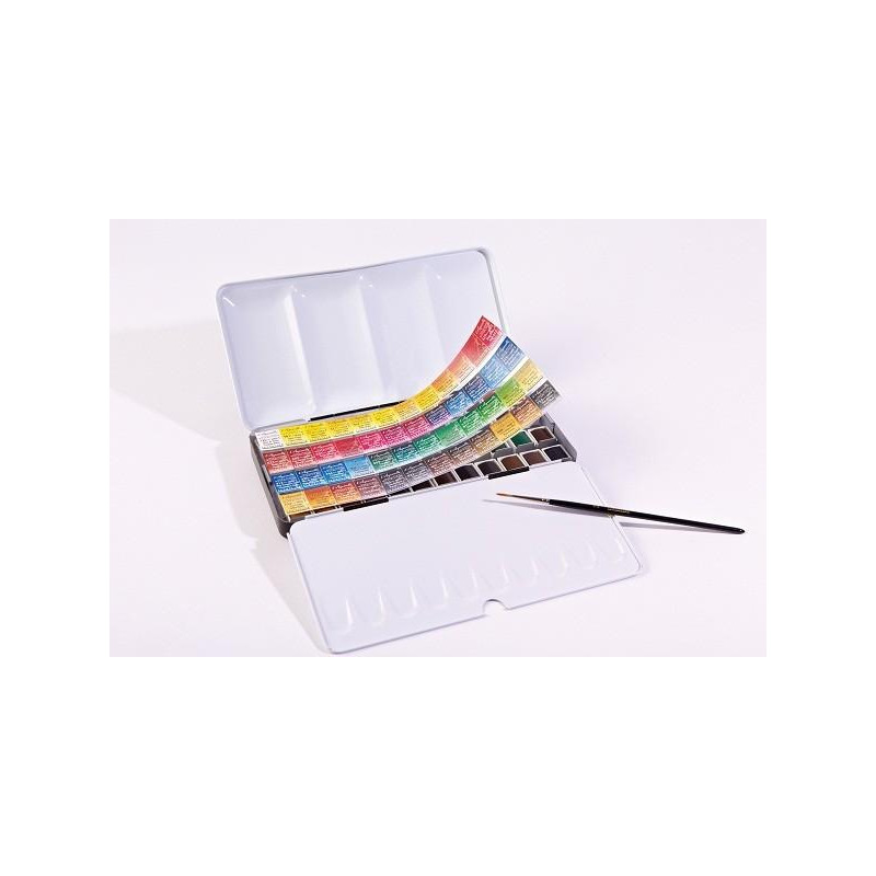 Boîte métal Sennelier 48  1/2 godets 