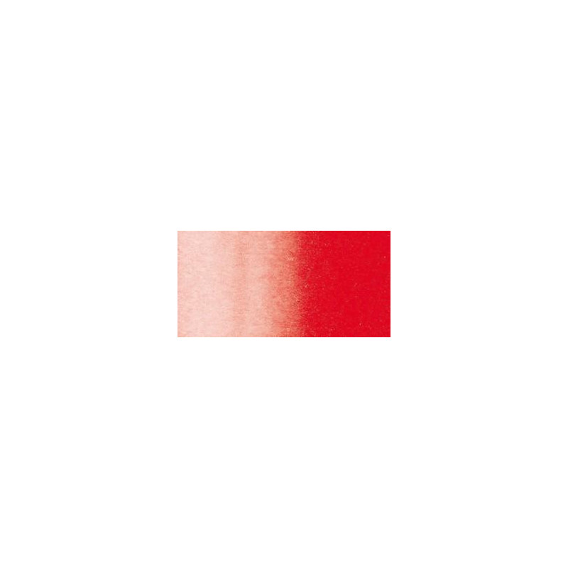 Rouge Vermillon français  Aquarelle Godet entier Sennelier