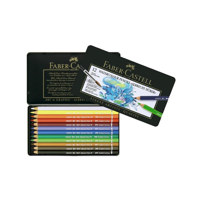 Boîte métal 12 crayons Faber-Castell Albrecht Dürer 