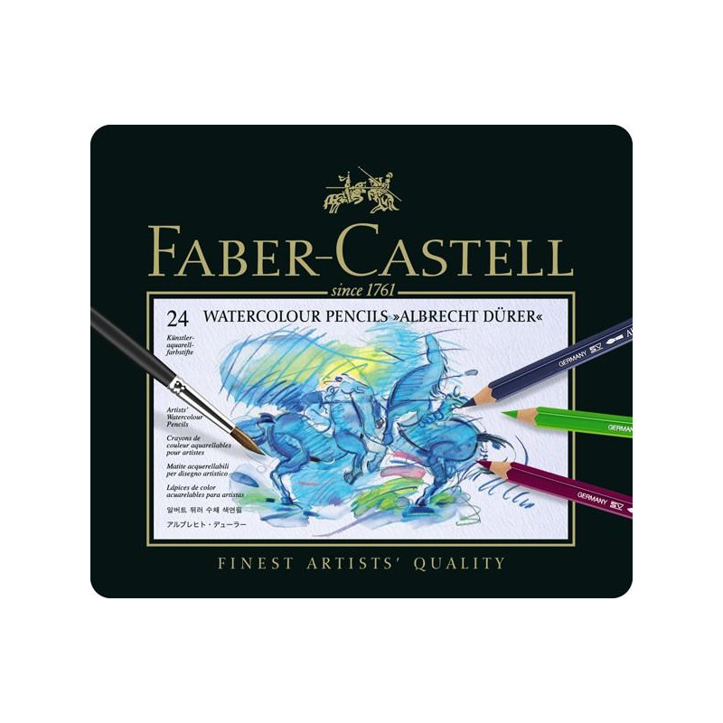 Boîte métal 24 crayons Faber-Castell Albrecht Dürer 