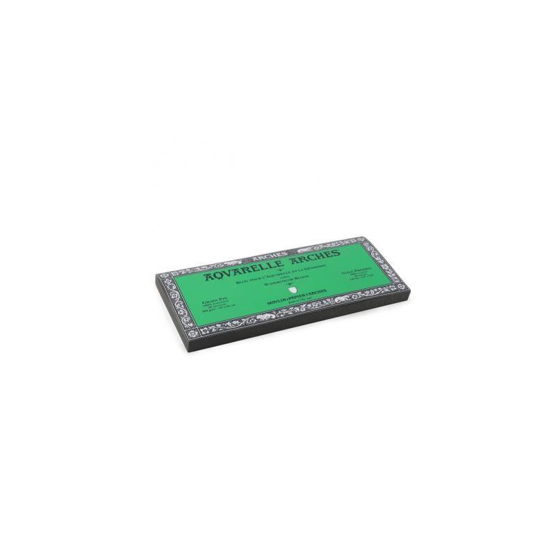 Bloc collé 4 côtés Arches 10x25 300g 20 f grain fin 