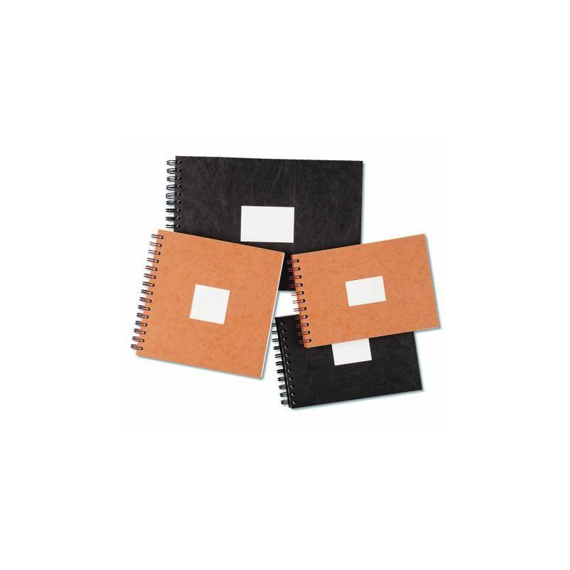 Album de voyage Clairefontaine 14,8x21 300g 25 f noir 