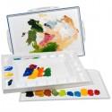 Palette “stay wet” 3 plateaux et 20 godets 35 x 25 x 3,8cm