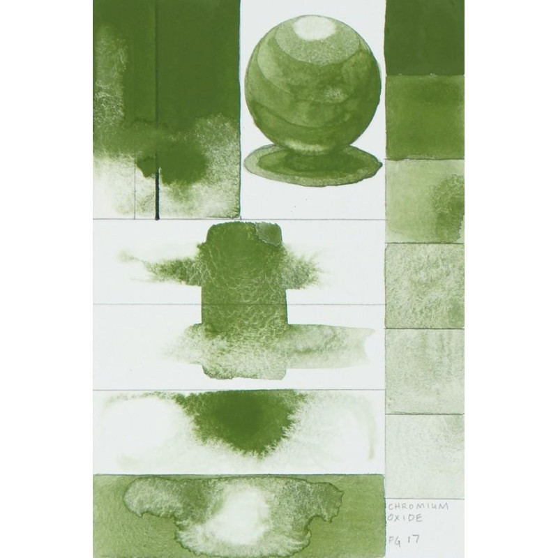 Vert oxyde de chrome  Aquarelle Tube 11ml QoR