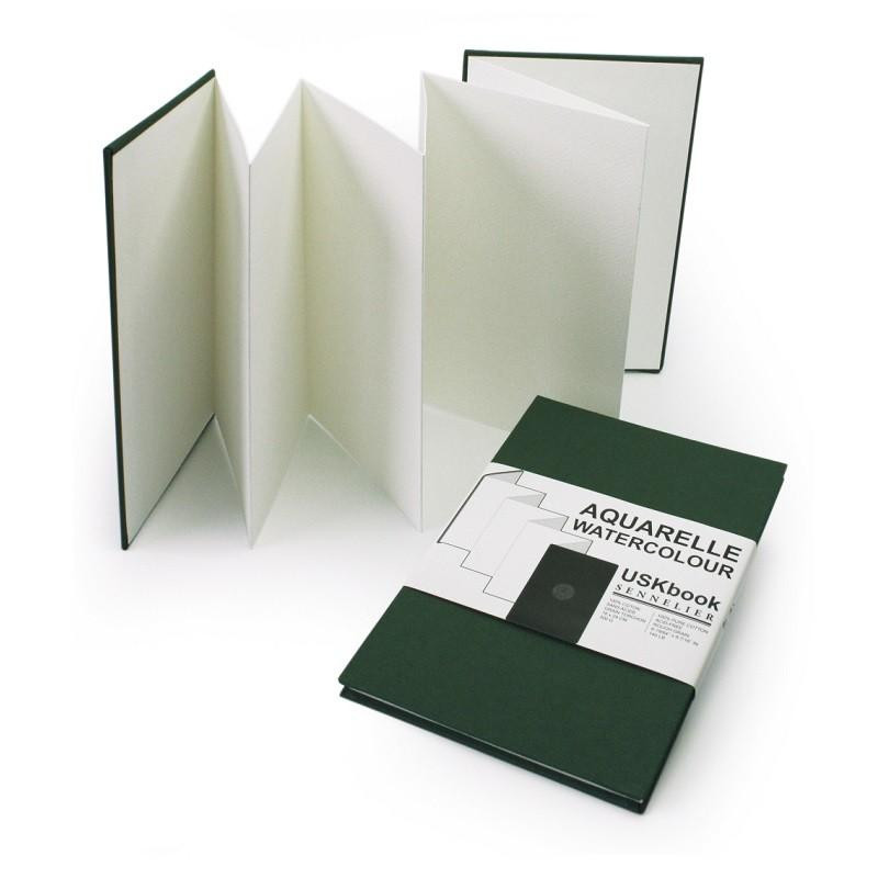Album accordéon USKbook Sennelier 18x24 300g grain torchon