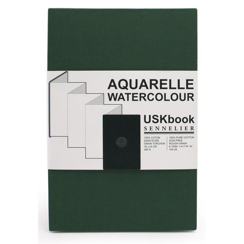 Album accordéon USKbook Sennelier 18x24 300g grain torchon