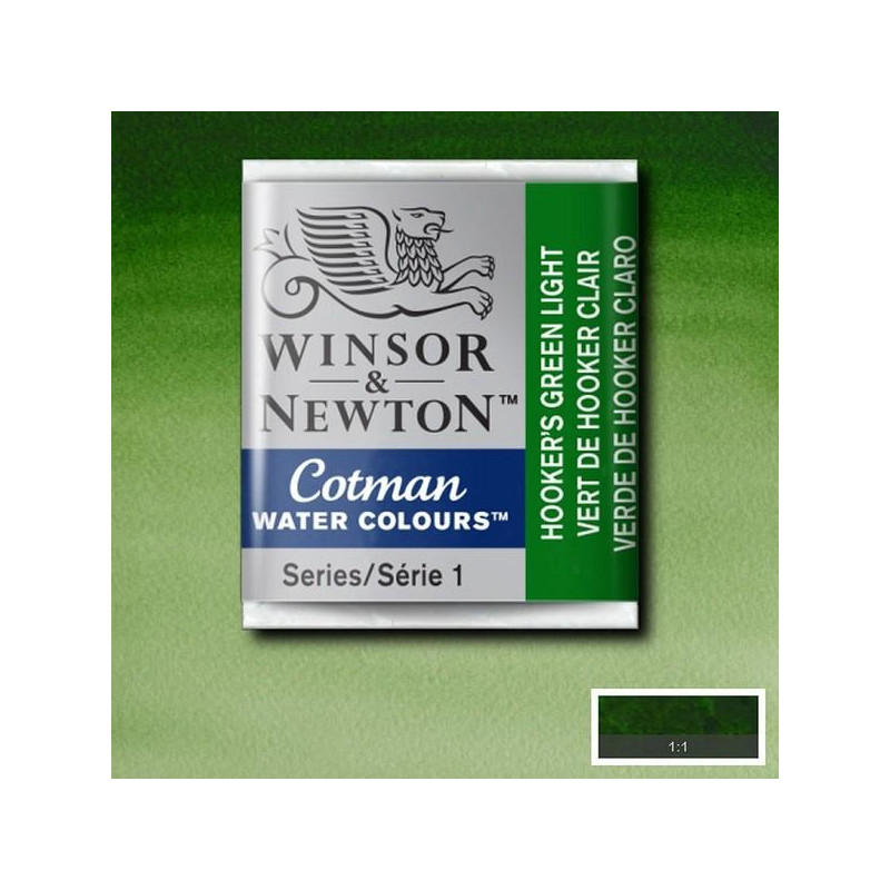 Vert de Hooker clair - Aquarelle ½ godet Cotman