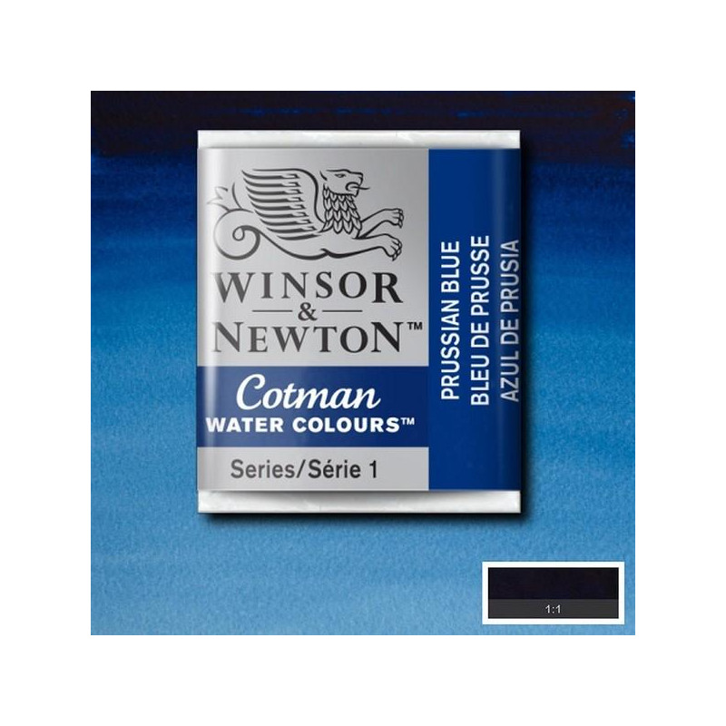 Bleu de Prusse  - Aquarelle ½ godet Cotman