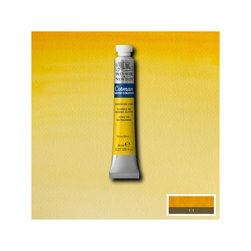 Nuance de gomme-gutte - Aquarelle tube 8 ml Cotman