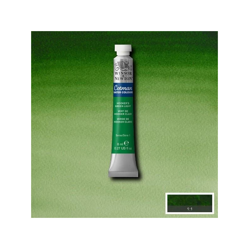 Vert de Hooker clair - Aquarelle tube 8 ml Cotman