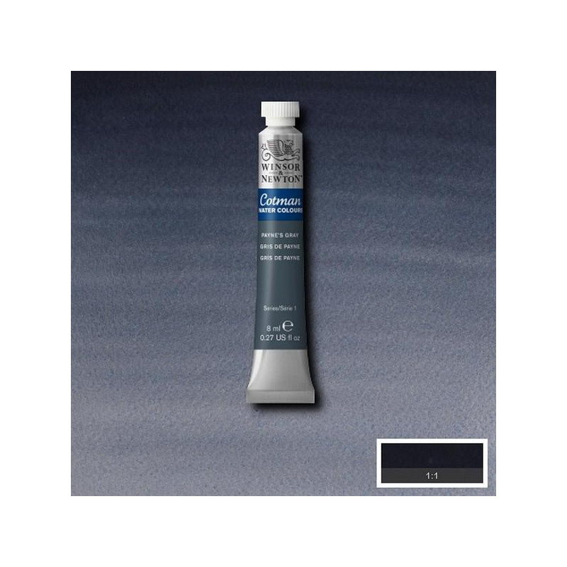 Gris de Payne  - Aquarelle tube 8 ml Cotman