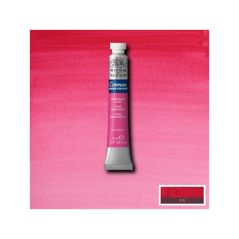 Rose permanent - Aquarelle tube 8 ml Cotman
