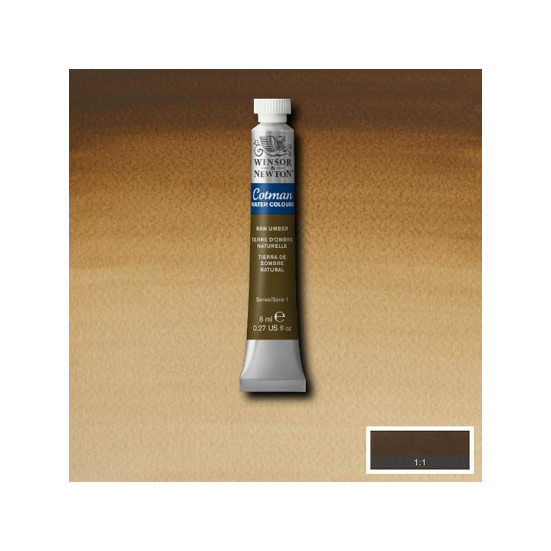 Terre d'Ombre naturelle  - Aquarelle tube 8 ml Cotman
