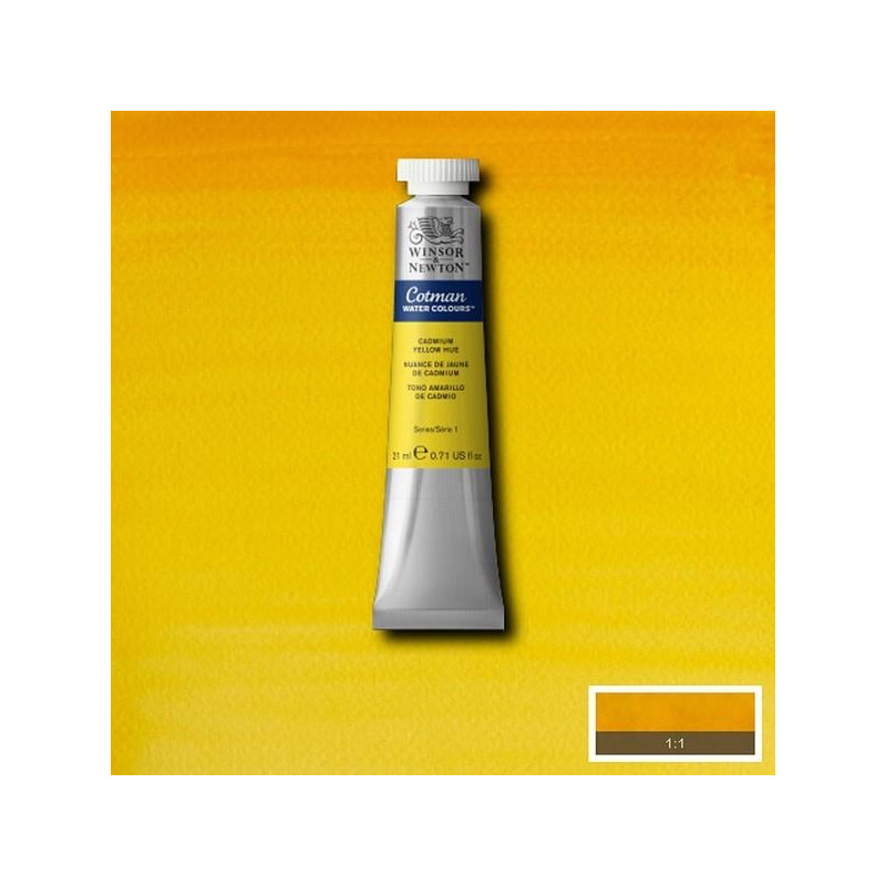 Nuance de jaune de cadmium  - Aquarelle tube 21 ml Cotman