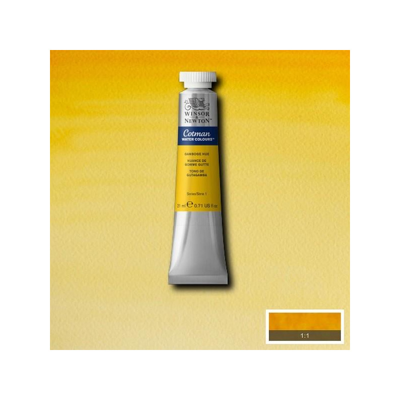Nuance de gomme-gutte  - Aquarelle tube 21 ml Cotman