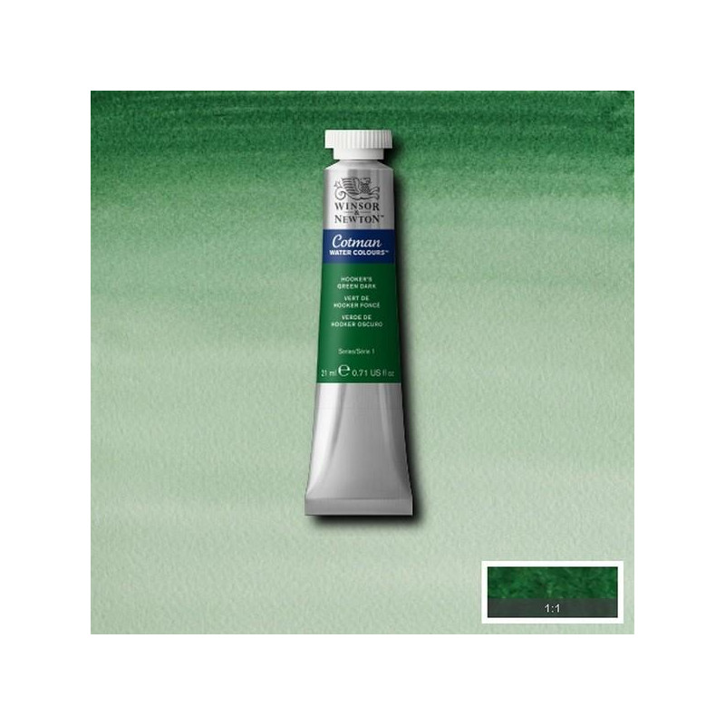 Vert de Hooker foncé - Aquarelle tube 21 ml Cotman