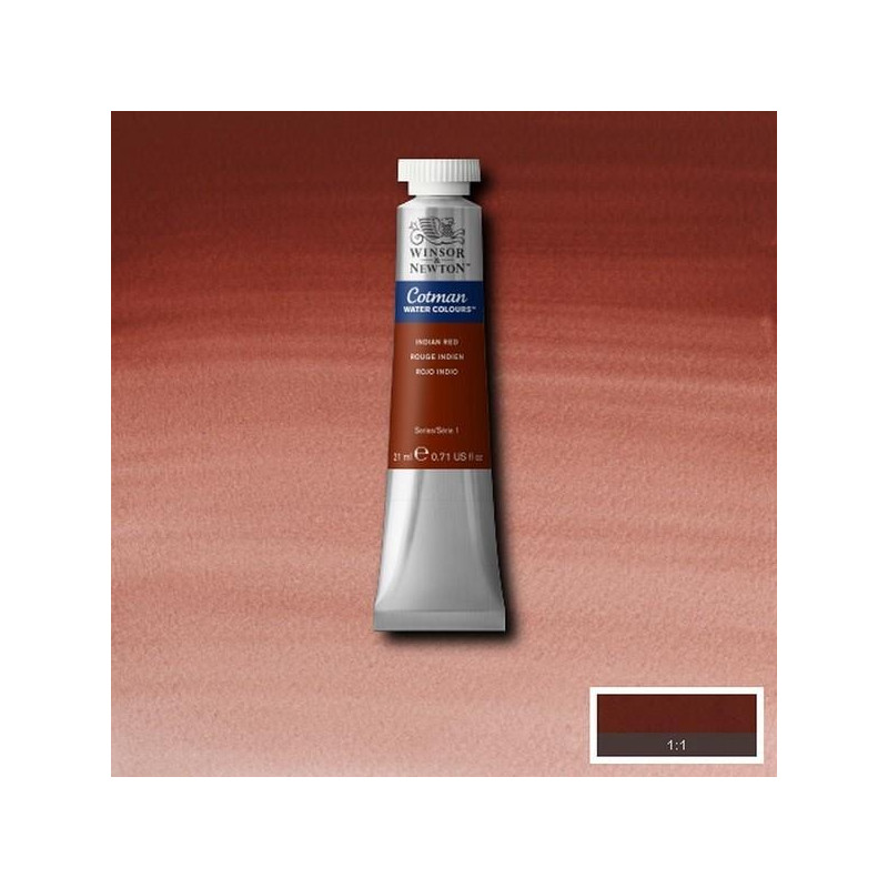Rouge indien  - Aquarelle tube 21 ml Cotman