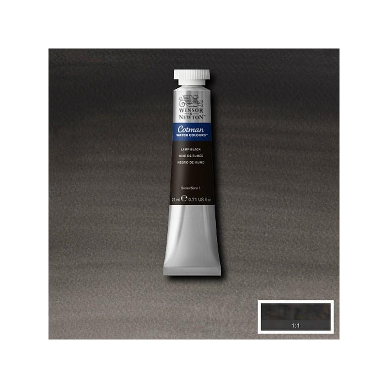 Noir de fumée  - Aquarelle tube 21 ml Cotman