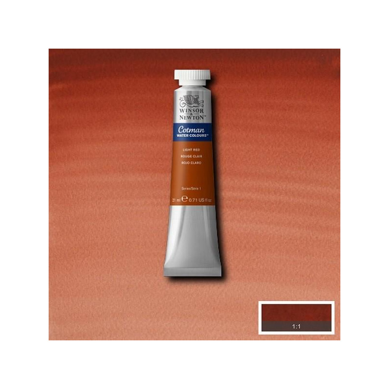 Rouge clair  - Aquarelle tube 21 ml Cotman