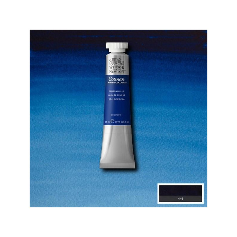 Bleu de Prusse  - Aquarelle tube 21 ml Cotman