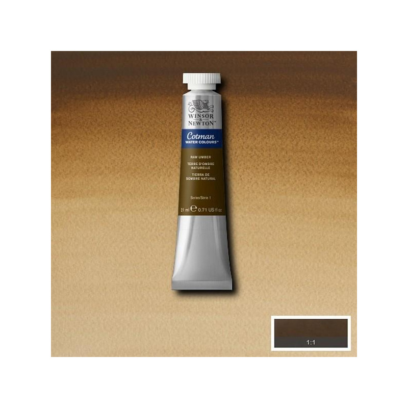 Terre d'Ombre naturelle - Aquarelle tube 21 ml Cotman
