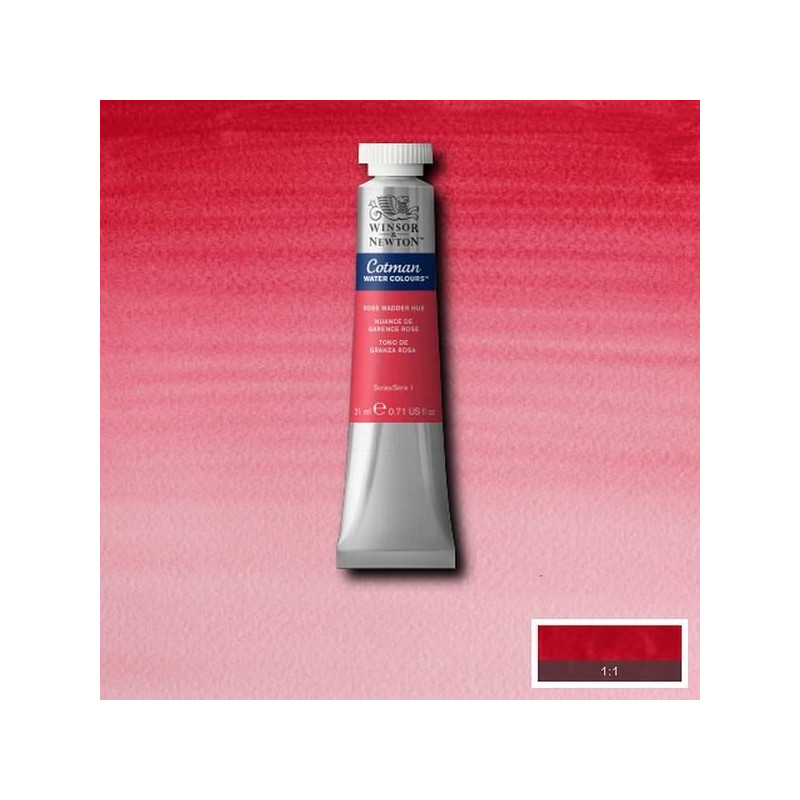 Nuance de rose de garance - Aquarelle tube 21 ml Cotman