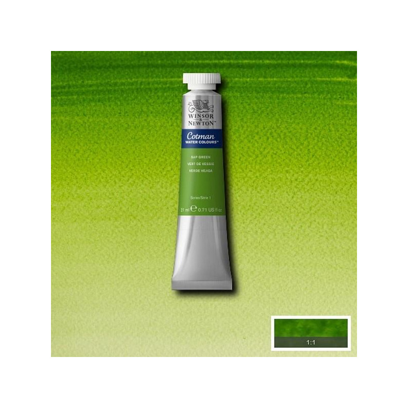 Vert de vessie  - Aquarelle tube 21 ml Cotman