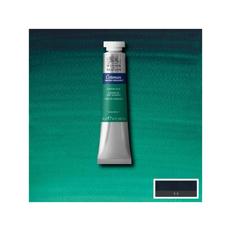 Nuance de Vert de Guignet  - Aquarelle tube 21 ml Cotman