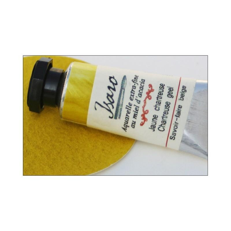 Jaune chartreuse - Aquarelle extra-fine tube 7ml Isaro
