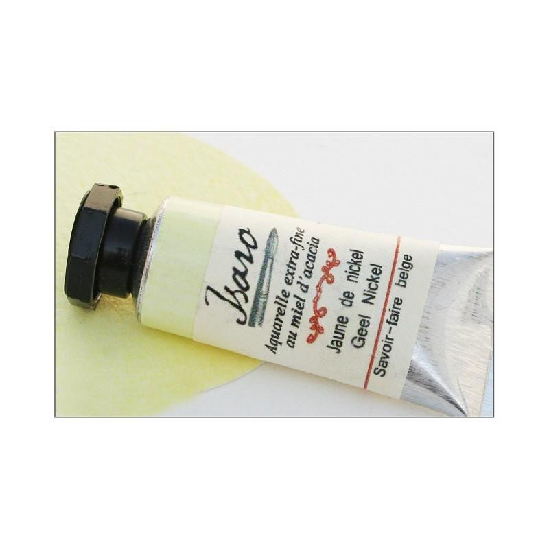 Jaune de nickel - Aquarelle extra-fine tube 7ml Isaro