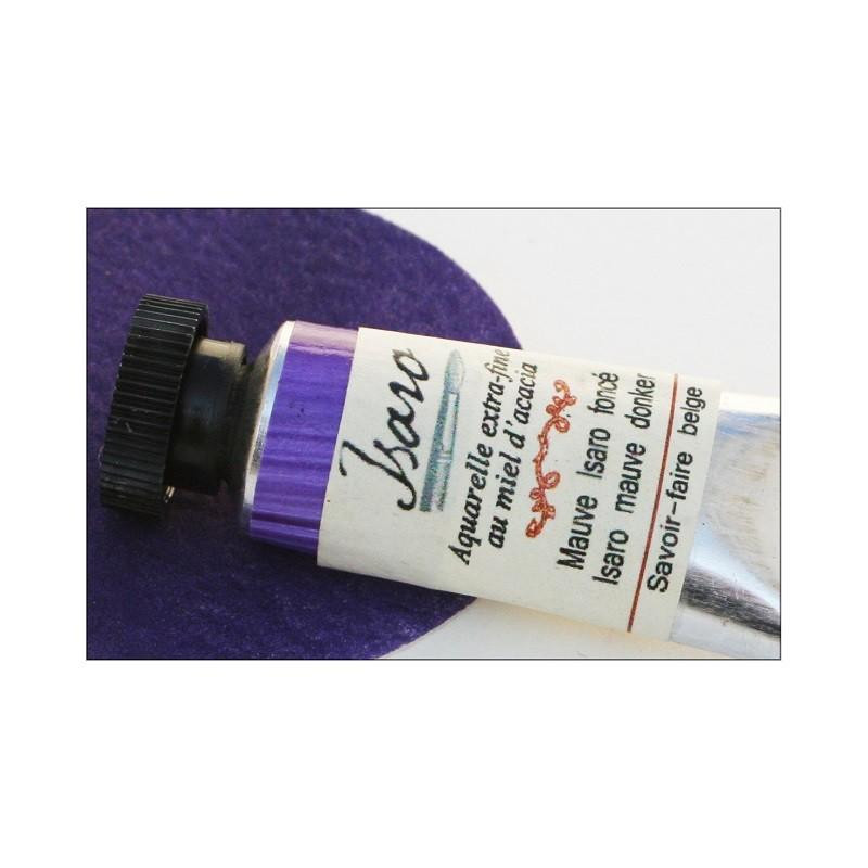 Mauve Isaro foncé - Aquarelle extra-fine tube 7ml Isaro