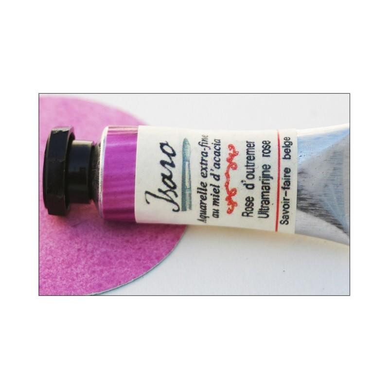 Rose outremer - Aquarelle extra-fine tube 7ml Isaro