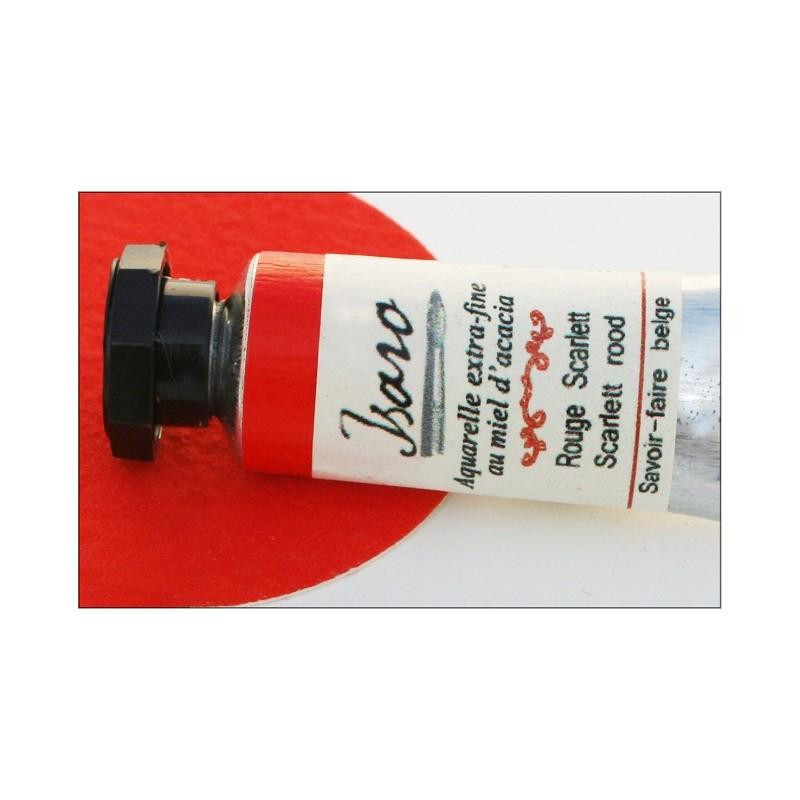 Rouge Scarlett - Aquarelle extra-fine tube 7ml Isaro