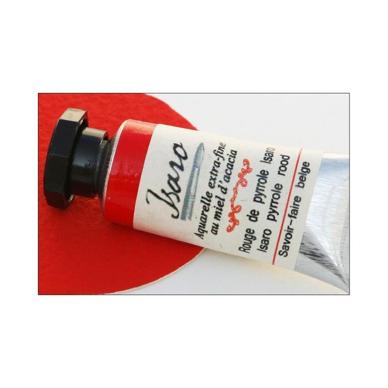 Rouge de pyrrole Isaro - Aquarelle extra-fine tube 7ml Isaro