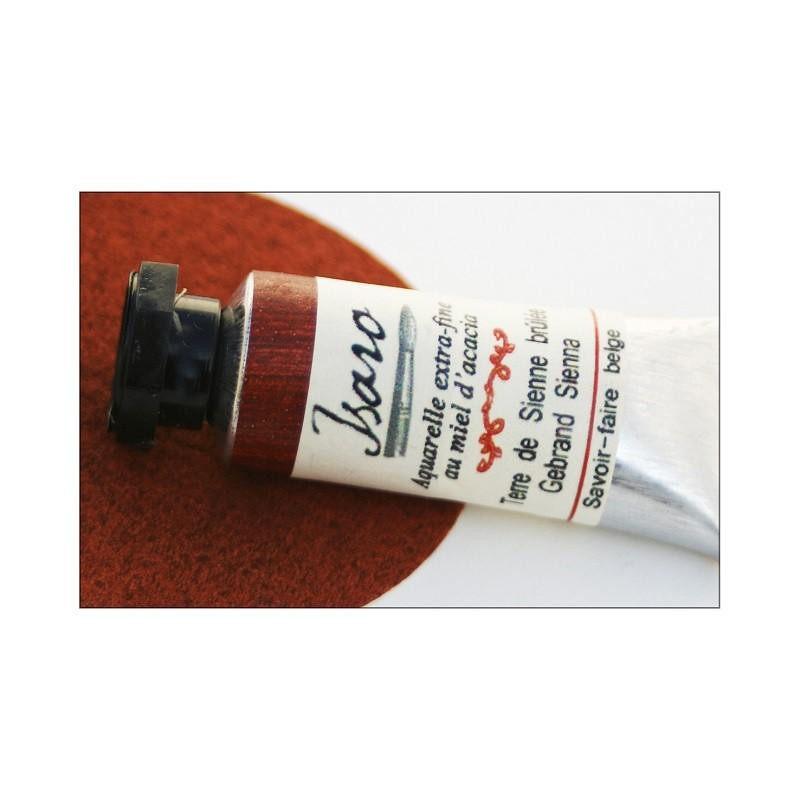 Terre de Sienne brûlée - Aquarelle extra-fine tube 7ml Isaro
