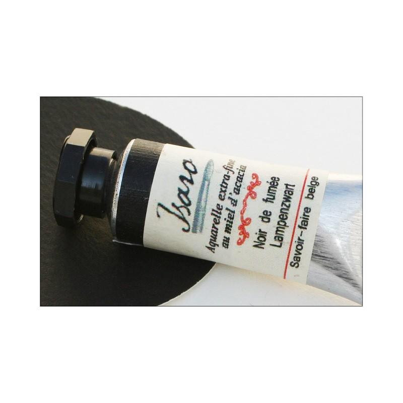 Noir de fumée - Aquarelle extra-fine tube 7ml Isaro