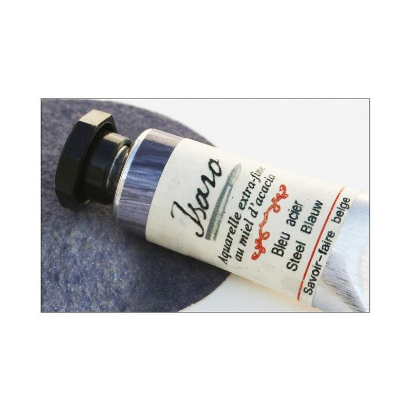 Bleu acier - Aquarelle extra-fine tube 7ml Isaro