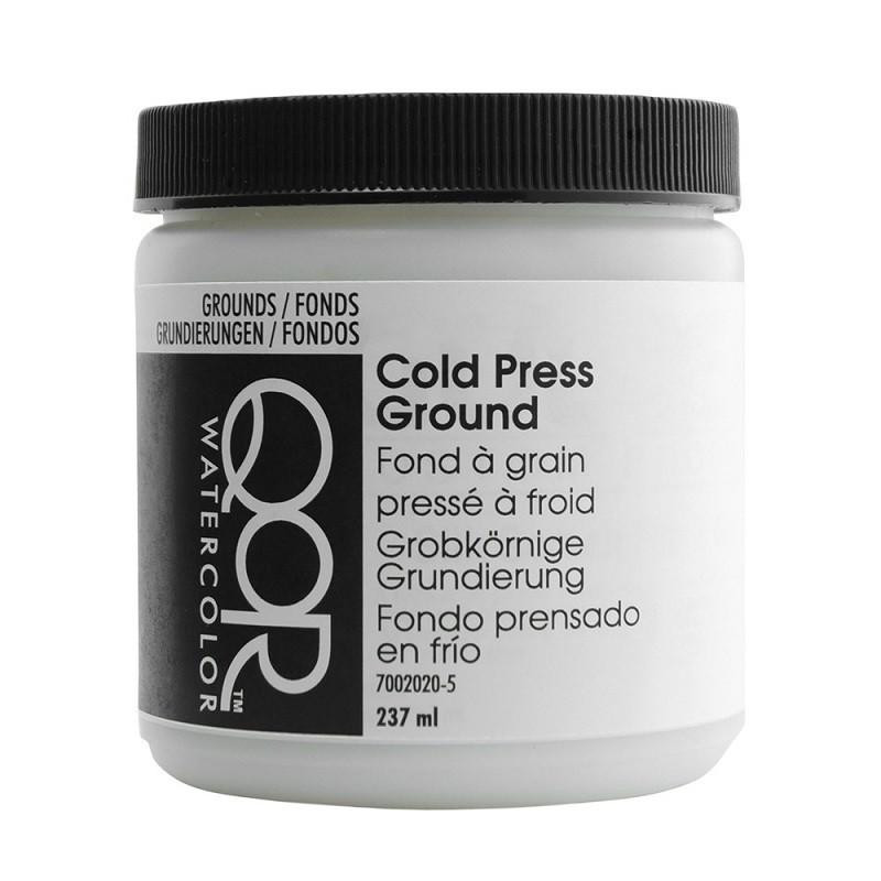Apprêt de support fond à grain pressé à froid 237ml Golden QoR