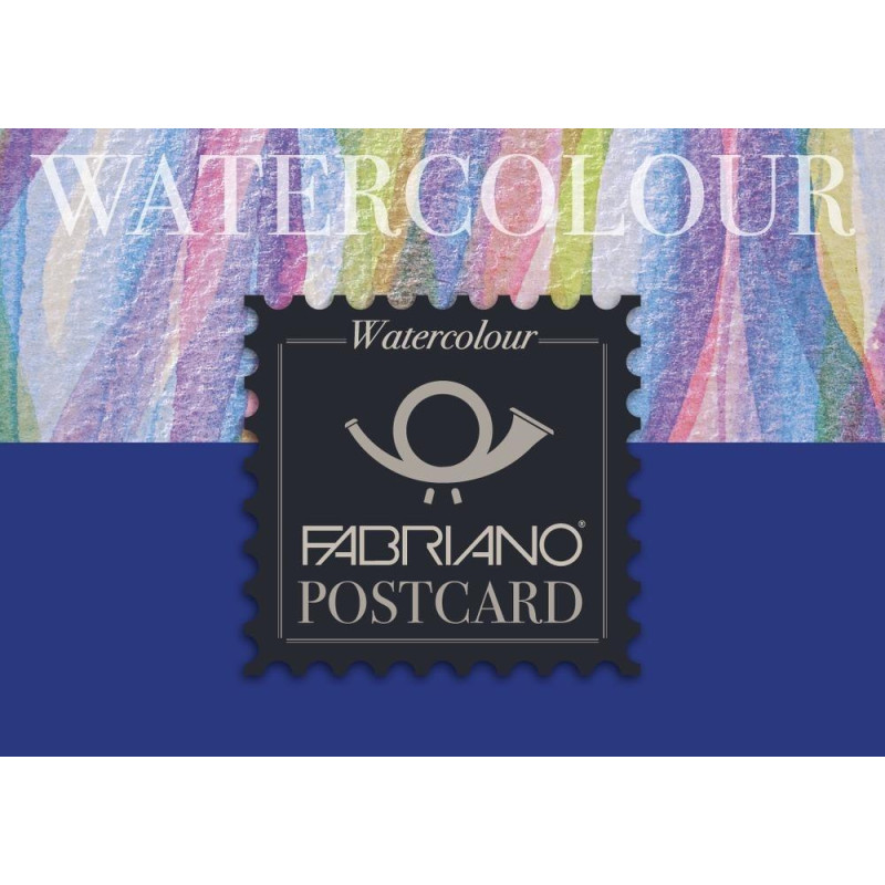 Bloc carte postale Fabriano Watercolour 10,5x14,8 300g 20 f grain fin 