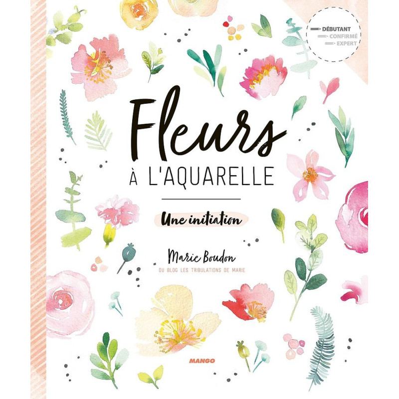 Fleurs à l'aquarelle, Une initiation, Marie Boudon