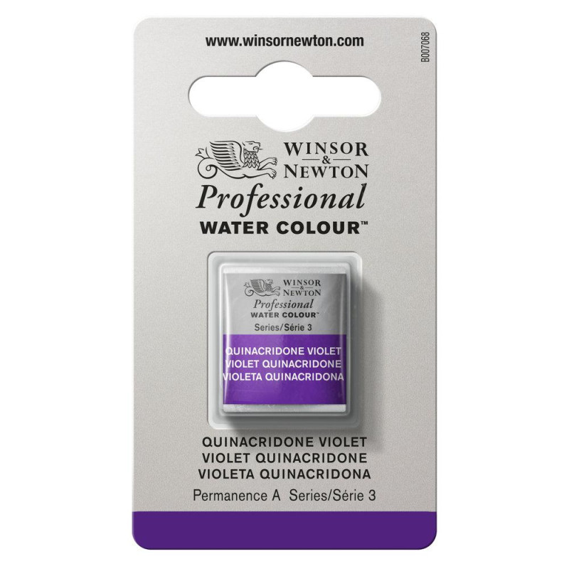 Violet quinacridone - Aquarelles 1/2 Godet Winsor & Newton