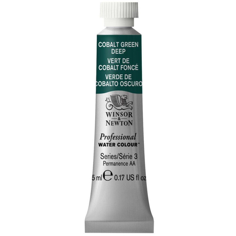 Vert cobalt foncé - Aquarelles Tube 5 ml Winsor & Newton