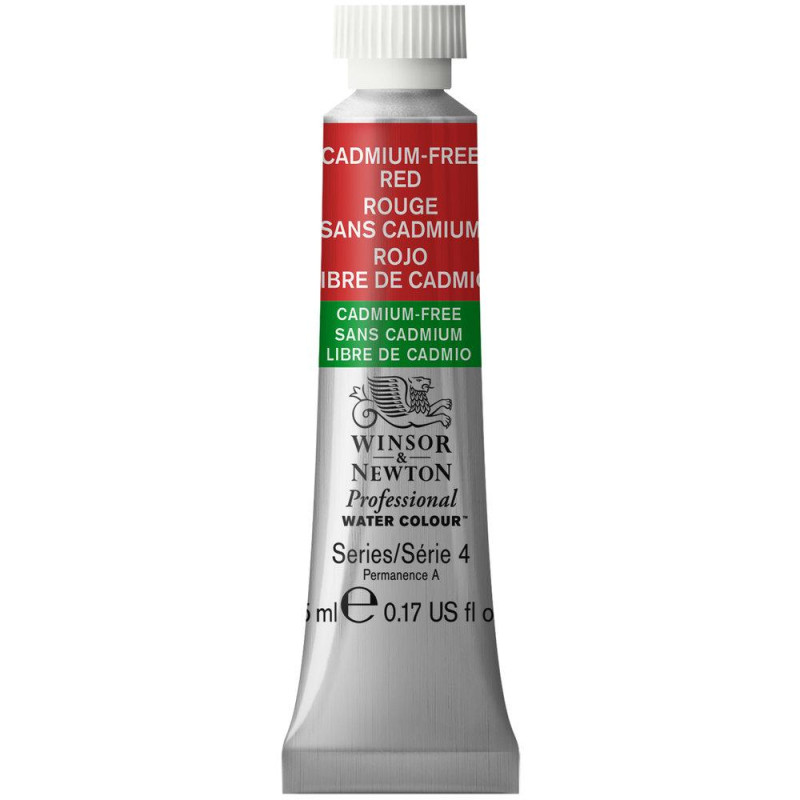 Rouge sans cadmium - Aquarelles Tube 5 ml Winsor & Newton