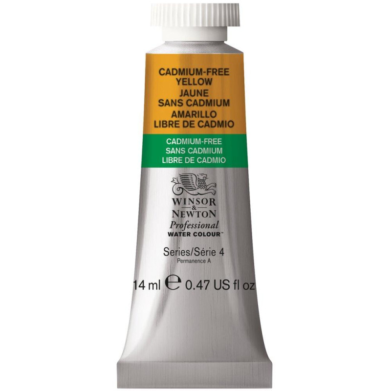 Jaune sans cadmium - Aquarelles Tube 14 ml Winsor & Newton