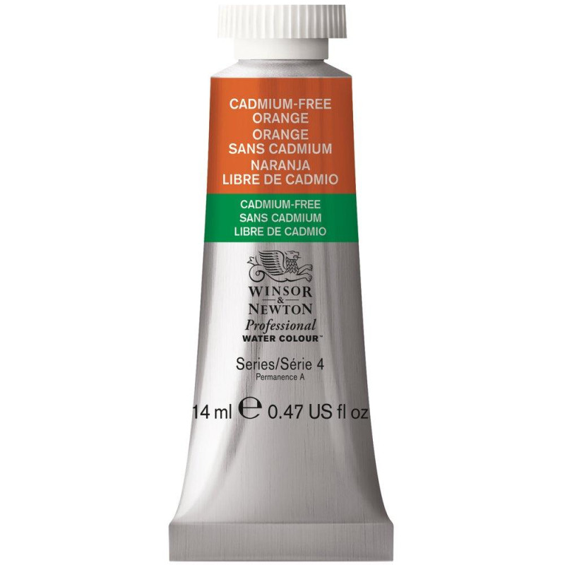 Orange sans cadmium - Aquarelles Tube 14 ml Winsor & Newton