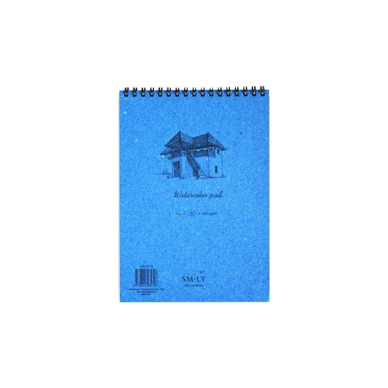 Album spiralé aquarelle SM-LT 20f 280g 14,8 x 21 paysage grain fin