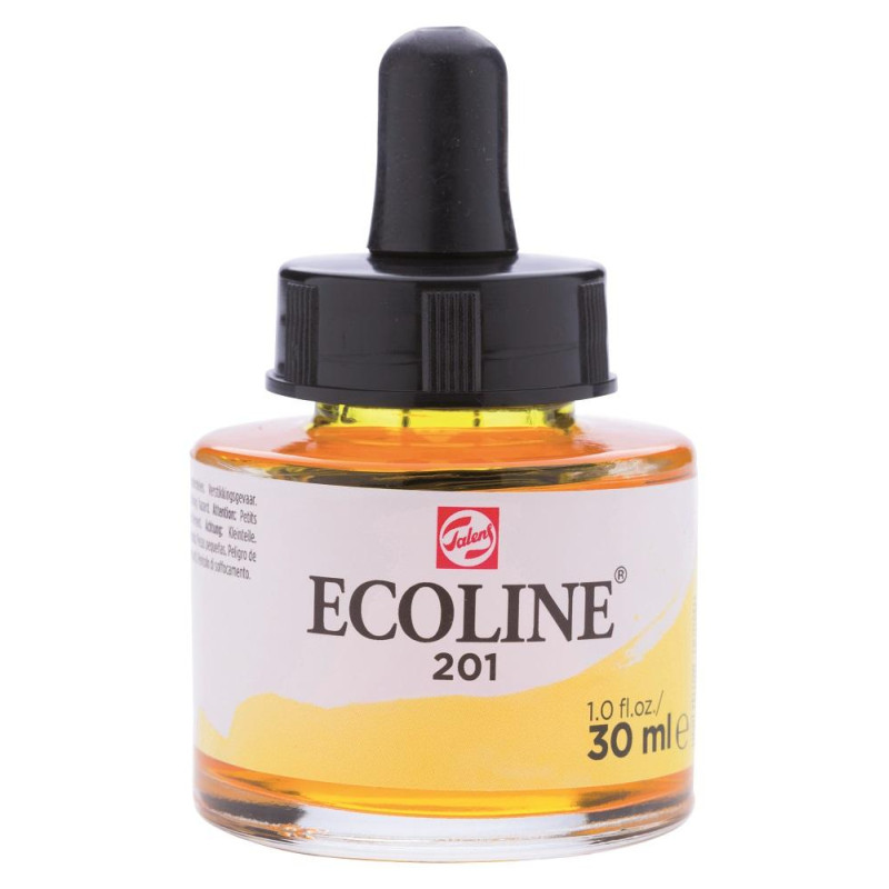 Jaune clair - Encre aquarelle Ecoline 30ml de Talens