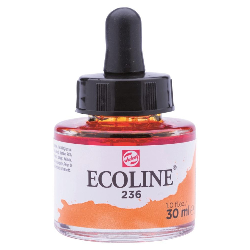 Orange clair - Encre aquarelle Ecoline 30ml de Talens